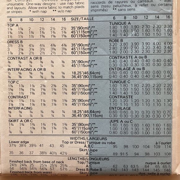 Butterick 6245 Pattern Dress Top Skirt Dressy 12 14 16 Vintage V Stand Collar - Picture 8 of 9